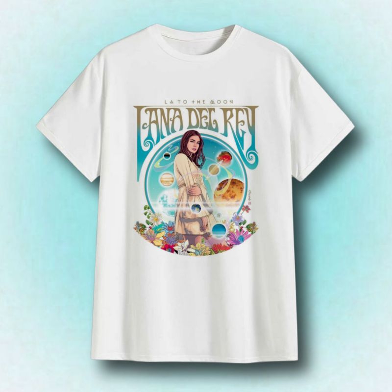 Camiseta Lana del Rey LA To The Moon Tour
