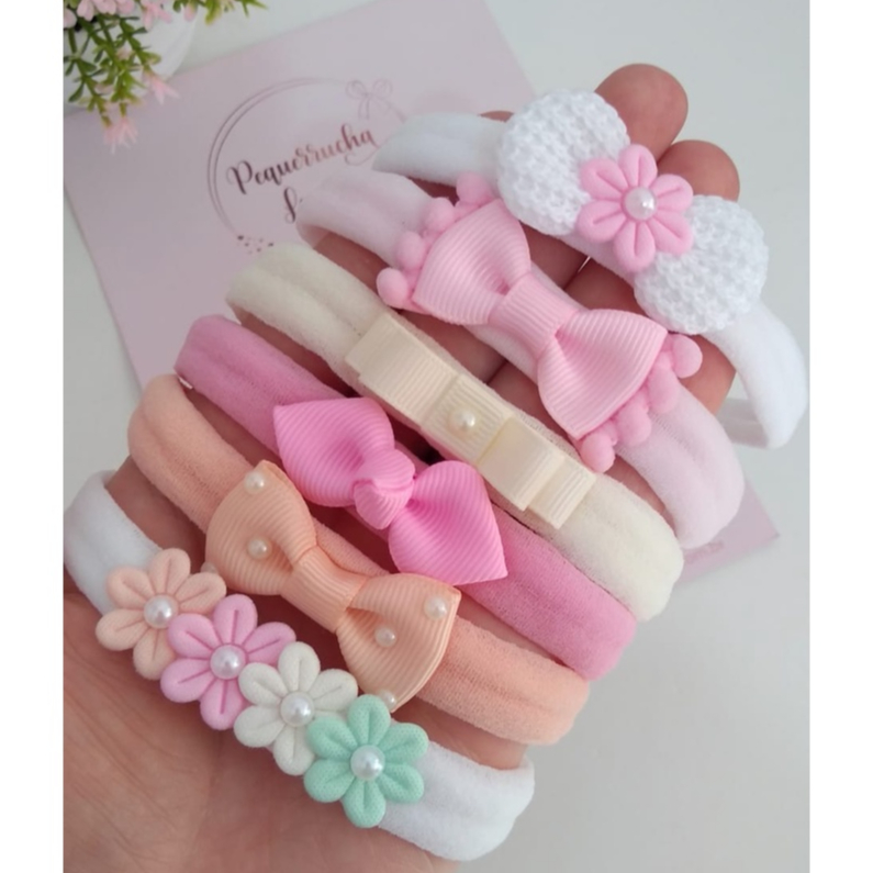 Kit laços para bebê recém nascida em Oferta na Shopee