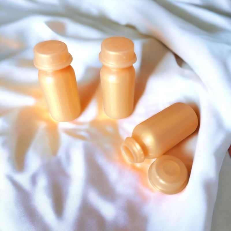100 flaconete dourado  5ml recipiente para várias utilidades