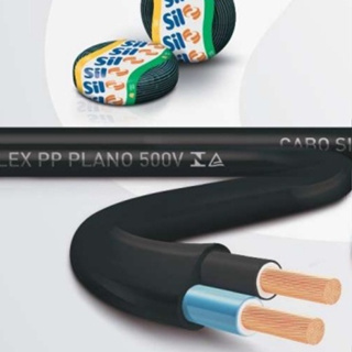 Cabo PP 2X1,5 Sil Fios 500V Preto - Cortado na medida escolhida* em Oferta na Shopee