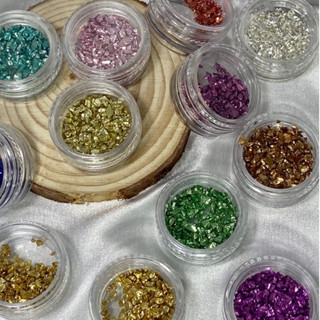 Kit 12 Madrepérola Pequena Para Encapsular Nail Art