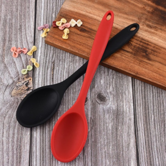 Colher de Silicone  Utensílio De Cozinha Arroz Fritar Mexer Conjunto Colher Silicone Colher  Espatula De SiliconeTalher em Oferta na Shopee