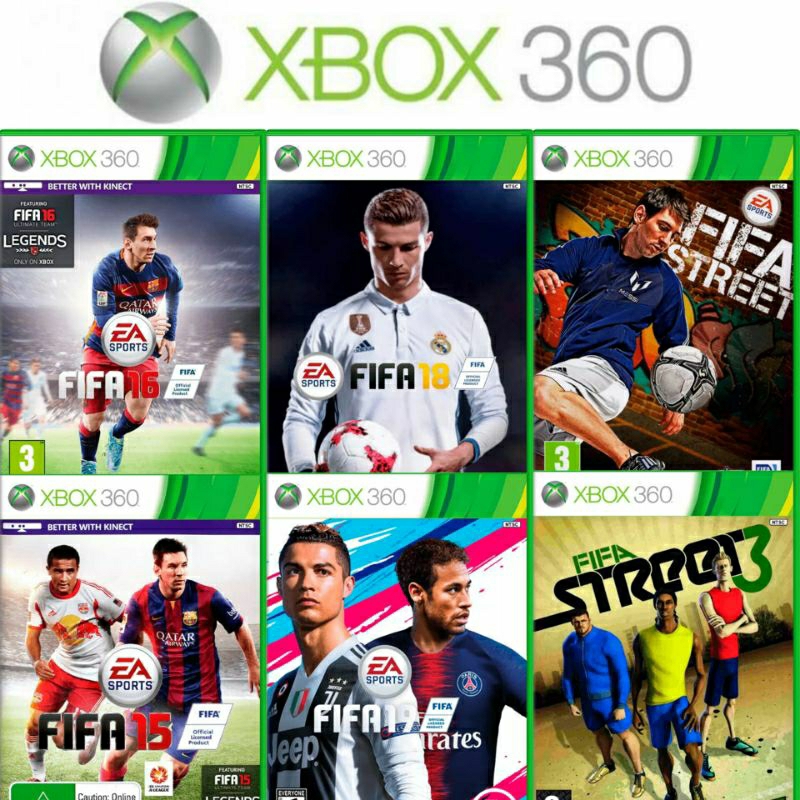FIFA em português / FIFA STREET Xbox 360 desbloqueado com capinha e encarte
