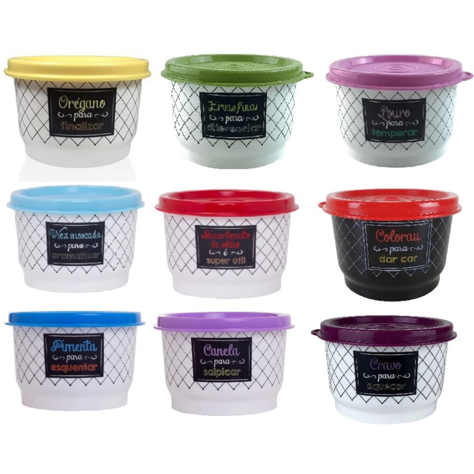 TUPPERWARE POTINHOS TEMPEROS 140ML BISTRÔ
