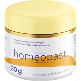 Homeopast  creme hidratante  para peles ásperas  30gr em Oferta na Shopee