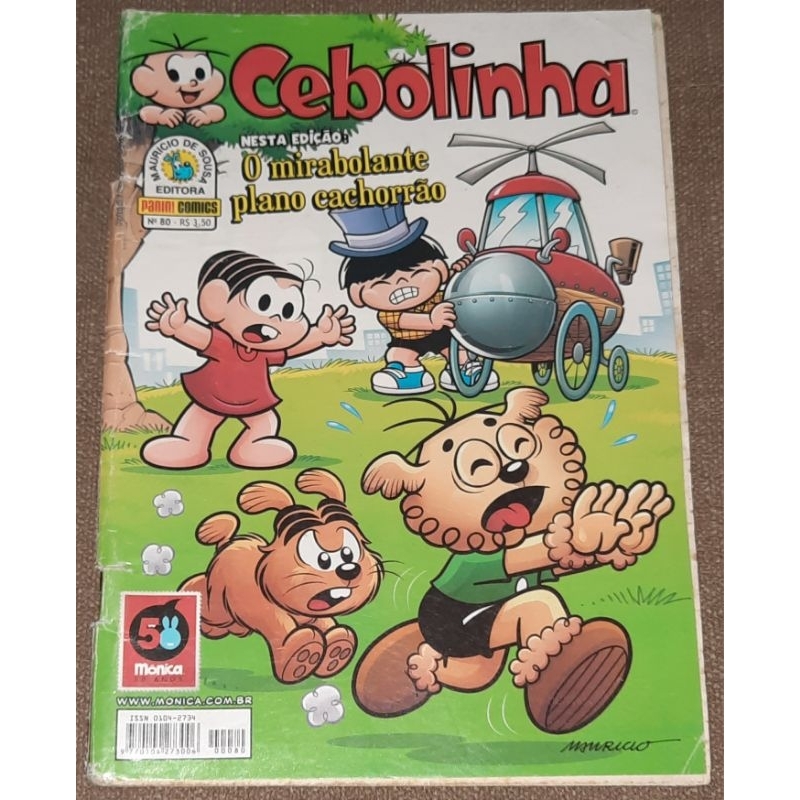 Gibi Cebolinha O mirabolante plano cachorrão N° 80 ref 271