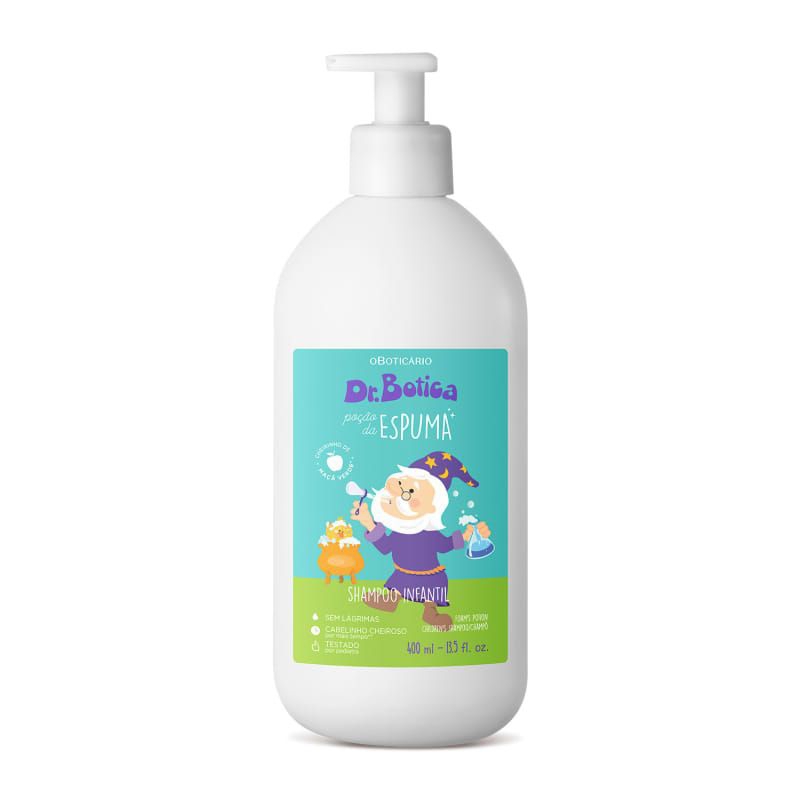 Dr.Botica Shampoo Infantil Porção da Espuma 400ml o Boticário - Escolhas