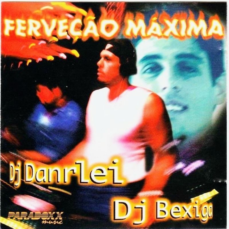 Cd Ferveçao Maxima Dj Danrlei e Dj Bexiga paradoxx music original usado flash house dance anos 90