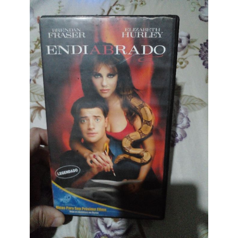 VHS Endiabrado ( legendado) Brendan Fraser