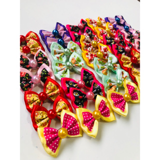 50 unidades lacinhos pet mix cores variadas grande cachorro, caes laço banho e tosa em Oferta na Shopee