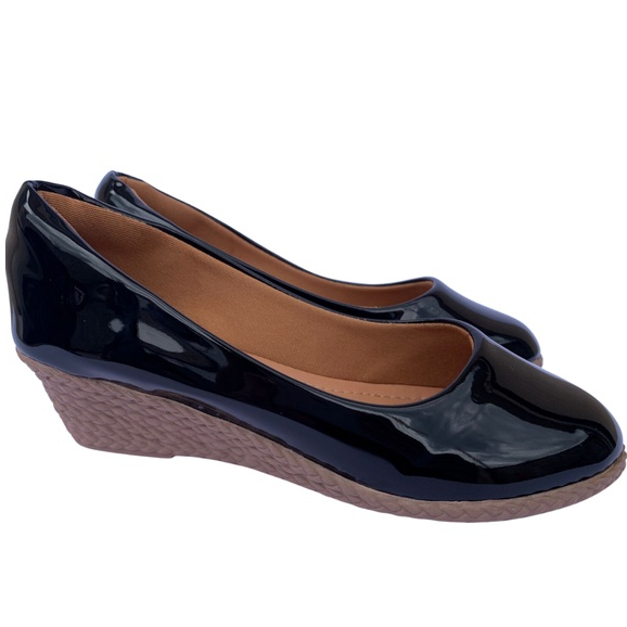 Sapato Sandália Feminino Espadrile scarpin salto Anabela  confortável leve e macio