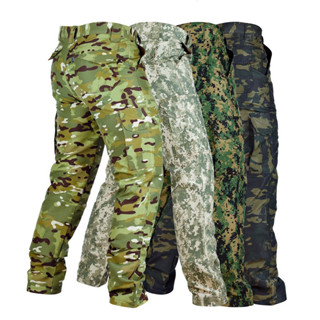 Calça Tática Camuflada Cargo 6 Bolsos Reforçada Airsoft, Pesca