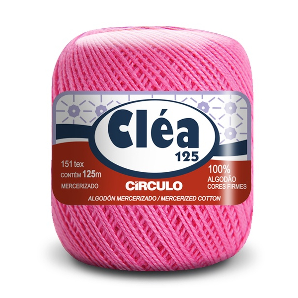 Fio/Linha Clea Círculo 125m- Tex 151- Atenção Novelo Pequeno