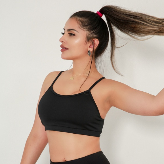 Top Academia Alcinha Fitness - Zero Transparência - Suplex Power - Costas V Top Fitness em Oferta na Shopee