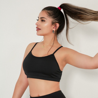 Top Academia Alcinha Fitness - Zero Transparência - Suplex Power - Costas V Top Fitness em Oferta na Shopee