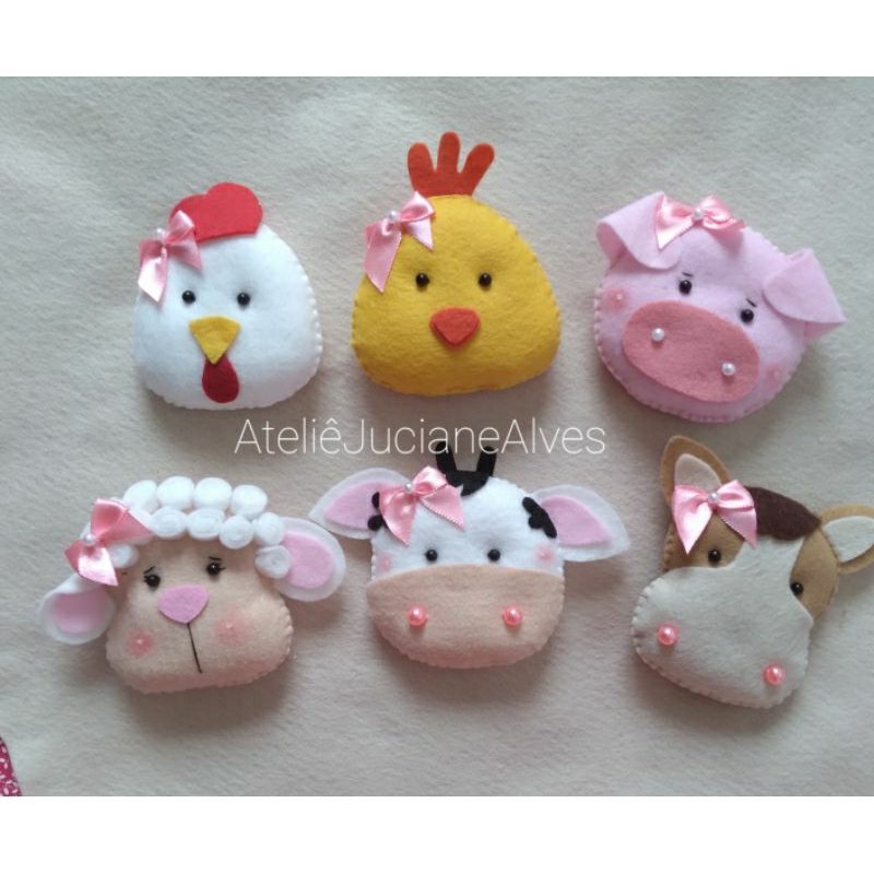 Bichinhos de Feltro Fazendinha: Onde Comprar | BuscaProdutos