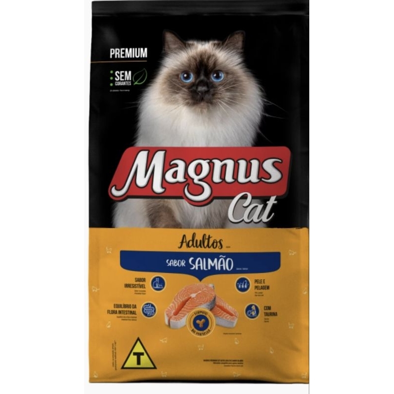 Ração Magnus Cat Premium Gatos Adultos Salmão 10kg