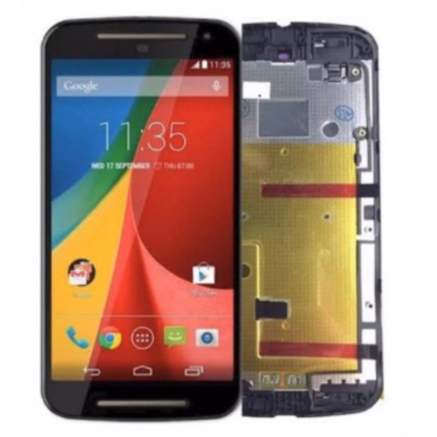 Tela Tourch LCD Display Moto G2 com aro, Motorola xt1068, xt1069 c/Aro