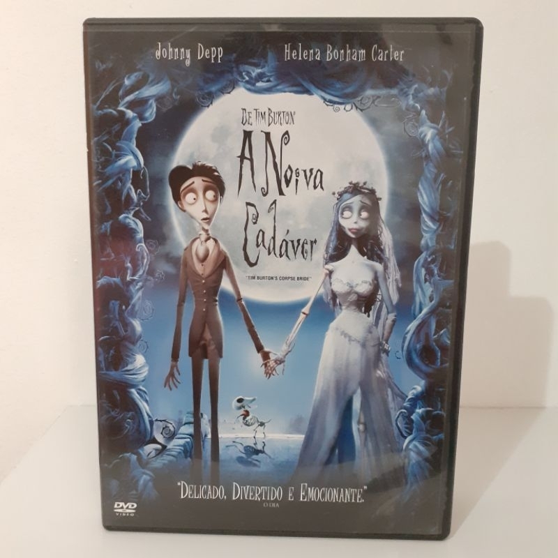 DVD A Noiva Cadaver Filme Tim Burton Original Warner Classicos Animação Colecão Edição Especial Halloween