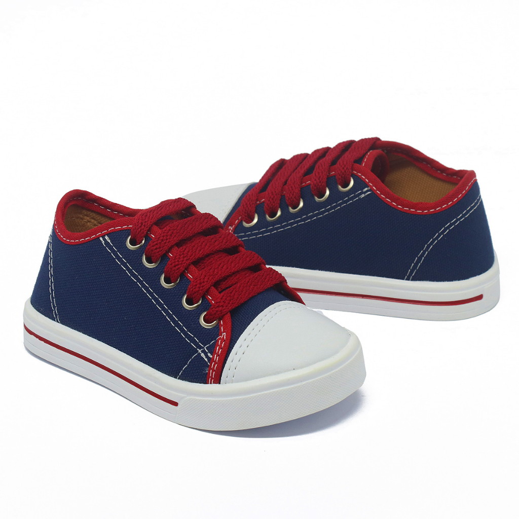 Tênis Infantil Menino e Menina Star Cano Baixo da Moda Casual Escolar do 20 ao 27