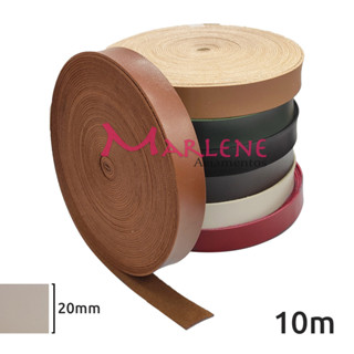 Tira de couro sintético 20mm rolo com 10m
