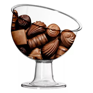 Taça Inclinada Acrílica Baleiro Açaí Doce 1,1 Litros Cristal em Oferta na Shopee