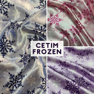 Tecido Cetim Frozen 1,40x1,00m (por metro) Festas e Fantasias