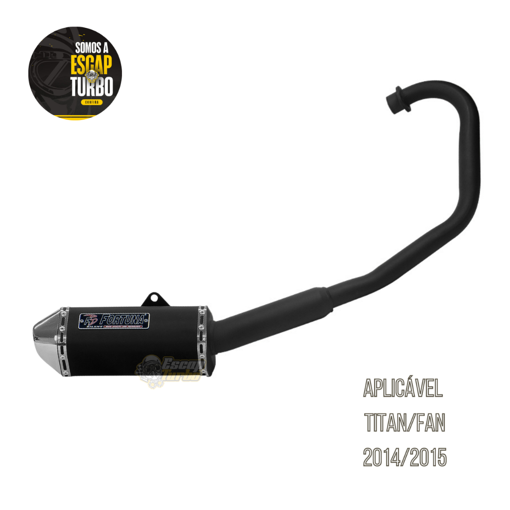 Escapamento Titan 150/ Fan 150 2014/2015 Ex/esdi Mini Tri