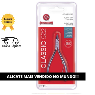 Alicate Cutícula Unha Profissional Classic Mundial Afiado Cuticula