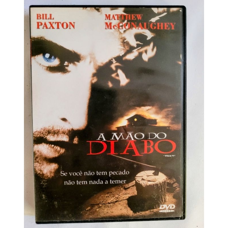 DVD A MÃO DO DIABO ORIGINAL RARO MATTHEW MACCOUNAHEY BILL PAXTON