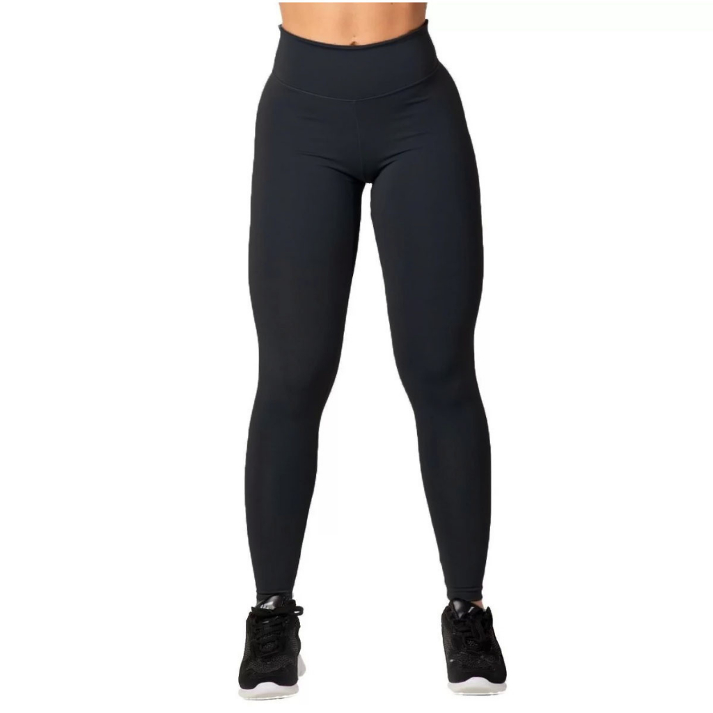 Calça Legging Feminina Lisa em Poliamida | Alta Elasticidade e Toque Suave em Oferta na Shopee