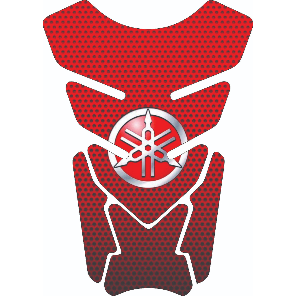 Protetor De Tanque Moto Resinado Tankpad Modelo Yam4ha Vermelho Varios Modelos 2224