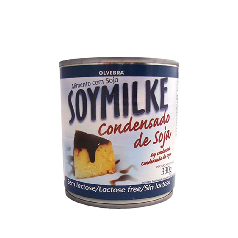 Leite Condensado De Soja Vegano Sem Glúten Soymilke 330g