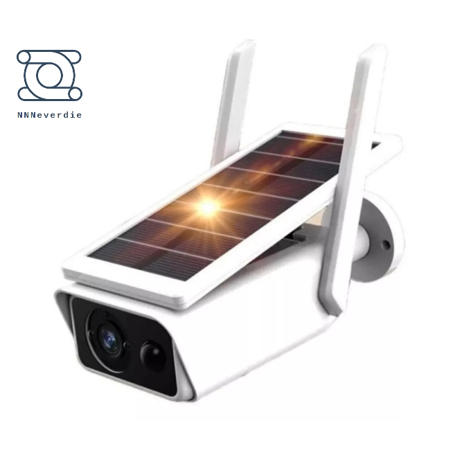 Câmera De Segurança Wifi Placa Solar Full Hd Prova D'agua