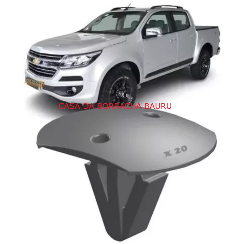 Grampo Presilha Para-barro Defletor S-10 Onix 94215211  10 peças