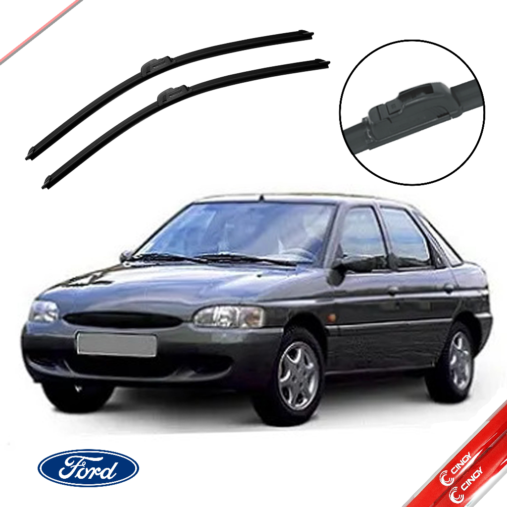 Limpador Paleta Original Ford Escort Zetec 1997 1998 1999 2000 2001 Par Palheta Parabrisa Dianteiro