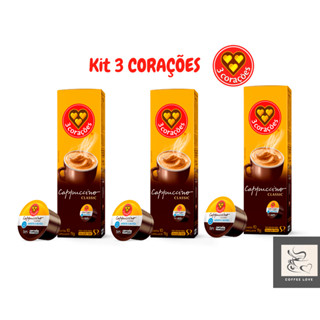 Cápsula 3 Corações - Kit com 3 cxs Classic