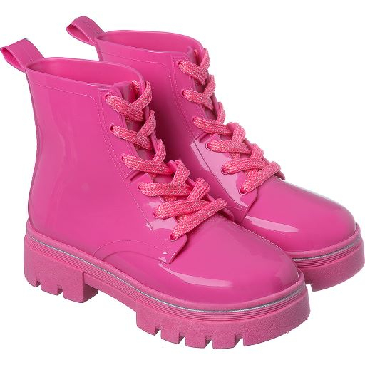 Bota Coturno Infantil Menina Tratorado Pink Camin Calçados em Oferta na Shopee