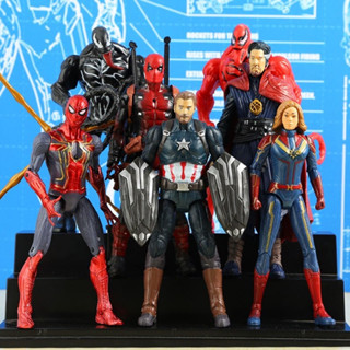 Bonecos Vingadores Heróis Aventureiros Articulados - Homem Aranha | Hulk | Super Homem | Batman | Capitão America | Homem de ferro