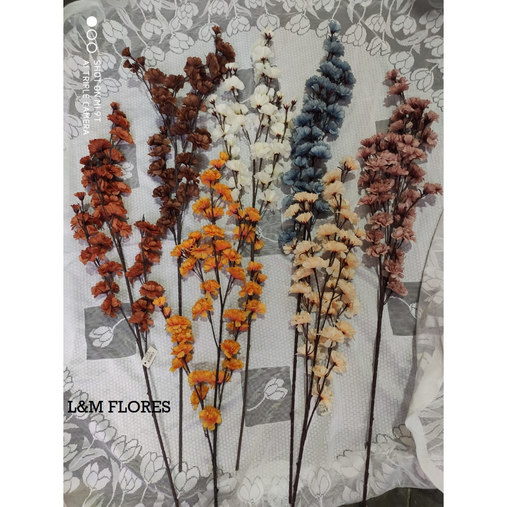 Galho de Cerejeira artificial com 3 ramos ideal para arranjos e decoração de casamento, festas e eventos