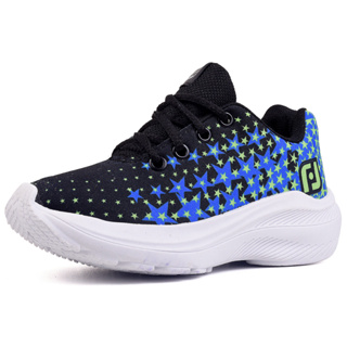 Tenis Infantil Meninos Casual Preto e Azul Anna Calcados em Oferta na Shopee