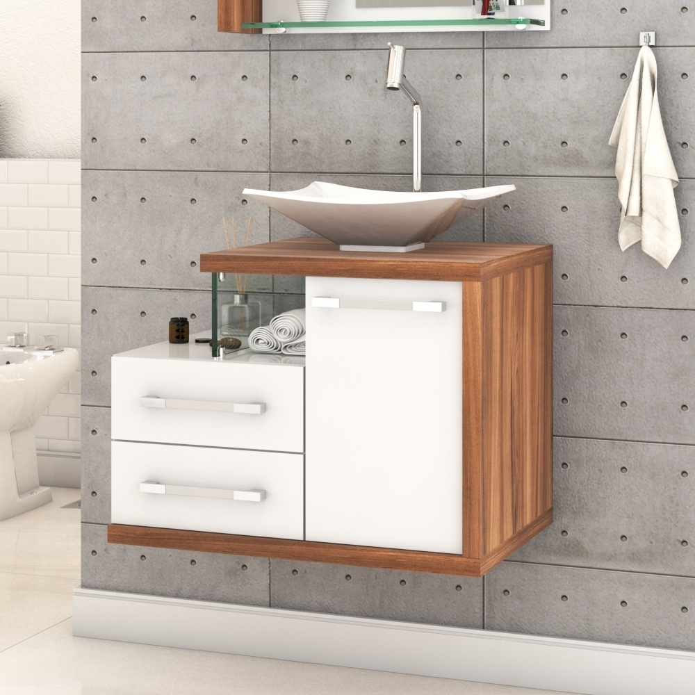 Conjunto Balcão C/Cuba L38 Legno 650