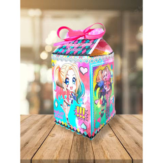 20 Caixinhas Milk Personalizada Festa Arlequina