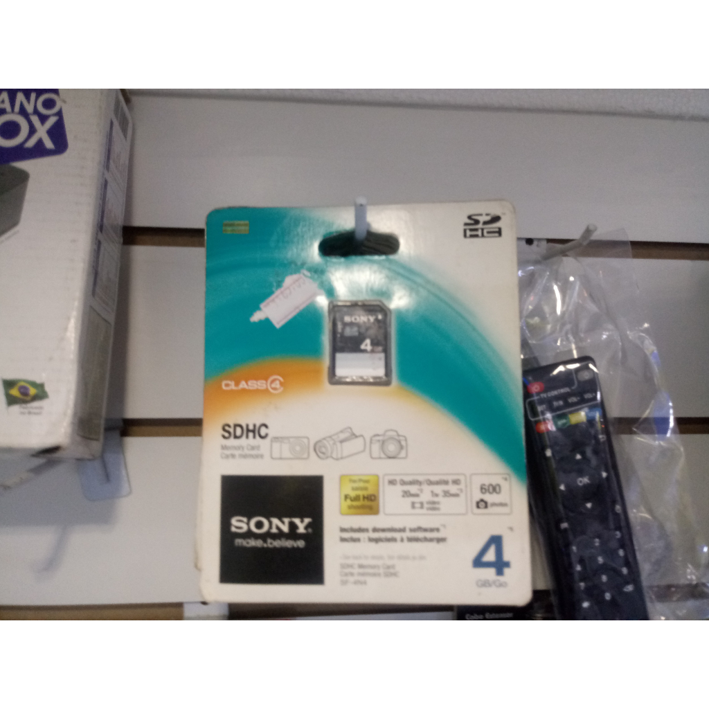 4gb sd da sony original sdhc casse 4