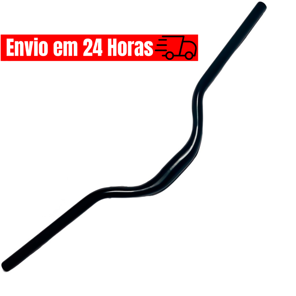 Guidão Voador Bike Guidon Elevado Alto GTU 700mm x 31.8mm Rise 60mm Bicicleta