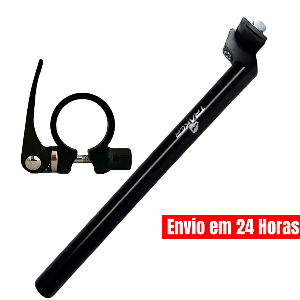 Canote Carrinho Selim 27.2  Aluminio Bike 29/26 + Abraçadeira Alumínio C/ Blocagem em Oferta na Shopee