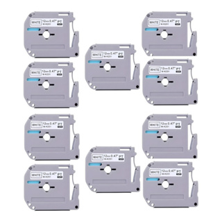 KIT 10 Fitas Compatível Brother Etiquetadora M231 Mk231 T 12mm Pt-80 70 90 em Oferta na Shopee