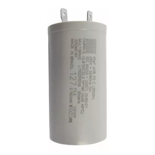Capacitor Lavadora Brastemp Consul Electrolux 45uf 250VAC Original em Oferta na Shopee