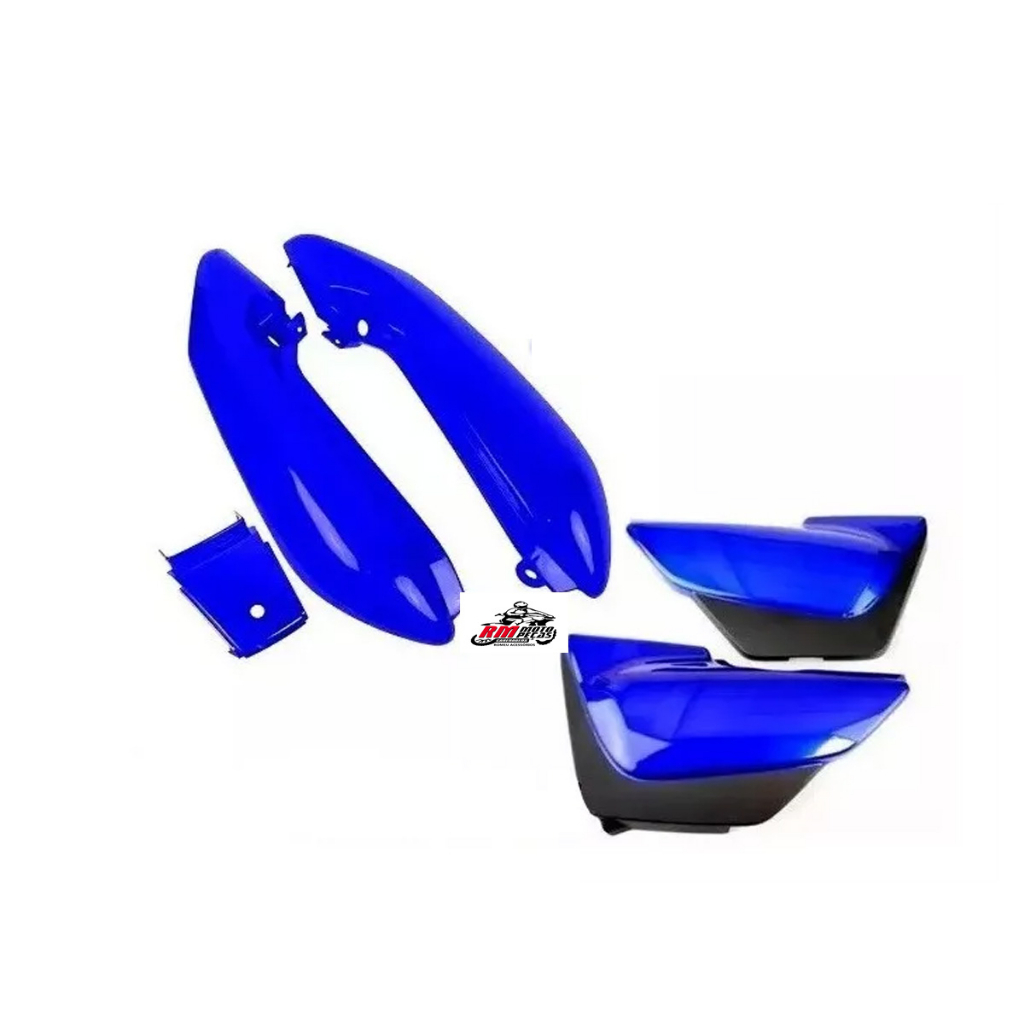 Tampa Lateral Rabeta Completa Suzuki Yes Azul  Paramotos