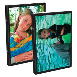 Kit 2 Albuns de Fotos 15x21 para 40 Fotos com Visor Foto na Capa Personalizado Lembranca